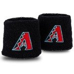 Franklin Sports Team 2.5-Inch Wristbands, Arizona Diamondbacks, 2.5" x 2.5"