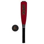 Franklin Sports MLB Arizona Diamondbacks Team Jumbo Foam Bat and Ball Set, 21-Inch, Black