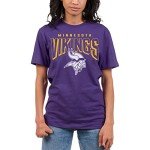 Junk Food Clothing x NFL - Minnesota Vikings - Bold Logo - Unisex Adult Short Sleeve Fan T-Shirt for Men and Women - Size XX-Large