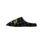 FOCO Jacksonville Jaguars Sherpa Lined Buffalo Check Memory Foam Slipper - L