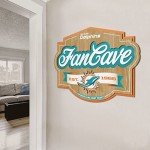 YouTheFan NFL Miami Dolphins Fan Cave Sign