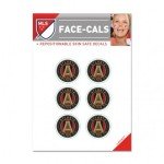 WinCraft MLS Atlanta United FC Face Tattoos, Team Colors, One Size