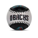 Franklin Sports Arizona Diamondbacks MLB Team Baseball - MLB Team Logo Soft Baseballs - Toy Baseball for Kids - Great Decoration for Desks and Office