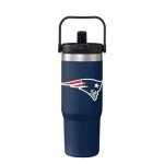 FOCO New England Patriots NFL 30 oz Straw Tumbler