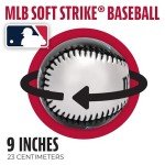 Franklin Sports Arizona Diamondbacks MLB Team Baseball - MLB Team Logo Soft Baseballs - Toy Baseball for Kids - Great Decoration for Desks and Office