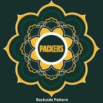 Littlearth Green Bay Packers NFL Sheer Caftan with Flower Design