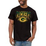 Junk Food Clothing x NFL - Green Bay Packers - Team Spotlight - Unisex Adult Short Sleeve Fan T-Shirt for Men and Women - Size Large