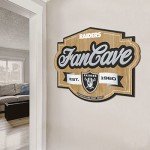 YouTheFan NFL Las Vegas Raiders Fan Cave Sign