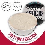 Franklin Sports Arizona Diamondbacks MLB Team Baseball - MLB Team Logo Soft Baseballs - Toy Baseball for Kids - Great Decoration for Desks and Office