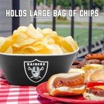 YouTheFan NFL Las Vegas Raiders Large Party Bowl