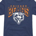 Junk Food Clothing x NFL - Chicago Bears - Bold Logo - Unisex Adult Short Sleeve Fan T-Shirt for Men and Women - Size X-Large