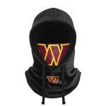 FOCO Washington Commanders NFL Black Drawstring Hooded Gaiter