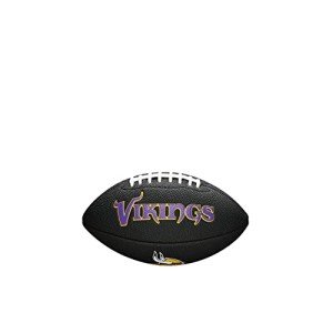 WILSON Sporting Goods NFL Minnesota Vikings Team Logo Football , Black, Mini Size