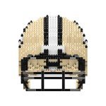 FOCO New Orleans Saints NFL 3D BRXLZ Puzzle Replica Helmet Set, one size