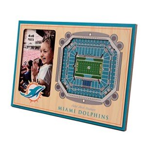 YouTheFan NFL Miami Dolphins 3D StadiumViews Picture Frame
