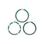 FOCO Philadelphia Eagles NFL Retro Kelly Green 3 Pack Beaded Friendship Bracelet