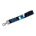 Rico Industries NFL Football Carolina Panthers Wrist Lanyard Key Chain, Cute Wristlet Strap Keychain Holder for Women Men Car Keys ID Badges Card Wallet Phone Camera
