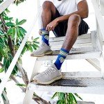 For Bare Feet NFL Youth 4 Stripe Deuce Crew Sock, Los Angeles Rams, One Size