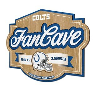 YouTheFan NFL Indianapolis Colts Fan Cave Sign