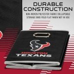 Franklin Sports NFL Houston Texans Collapsible Storage Bin NFL Folding Cube Storage Container Fits Bin Organizers Fabric NFL Team Storage Cubes One Size
