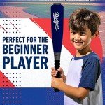 Franklin Sports Los Angeles Dodgers Foam Bat & Ball Set - 21" Soft Jumbo Team Baseball Bat and Ball Team Logo - MLB Official Licensed Product