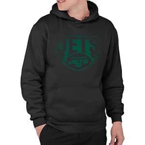 Junk Food Clothing x NFL - New York Jets - Team Spotlight - Unisex Adult Pullover Fleece Hoodie for Men and Women - Size Large