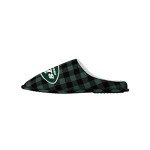 FOCO New York Jets Sherpa Lined Buffalo Check Memory Foam Slipper - L