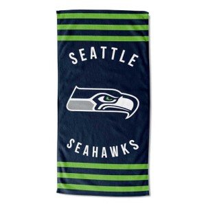 Northwest NFL Seattle Seahawks Unisex-Adult Beach Towel, 30" x 60", Stripes