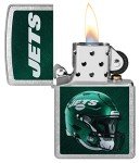 Zippo NFL New York Jets Helmet Street Chrome Pocket Lighter