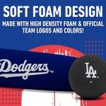 Franklin Sports Los Angeles Dodgers Foam Bat & Ball Set - 21" Soft Jumbo Team Baseball Bat and Ball Team Logo - MLB Official Licensed Product