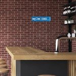 Rico Industries NFL Detroit Lions Home Décor Metal Street Sign (4" x 15") - Great for Home, Office, Bedroom, & Man Cave - Made,Silver