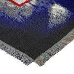 Northwest NFL New York Giants Unisex-Adult Woven Tapestry Throw Blanket, 48" x 60", Home Field Advantage