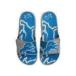 FOCO Dallas Cowboys NFL Mens Colorblock Big Logo Gel Slides - L