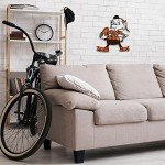 Rico Industries NFL Football Cleveland Browns Retro Shape Cut Pennant - Home and Living Room Décor - Soft Felt EZ to Hang