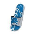 FOCO Dallas Cowboys NFL Mens Colorblock Big Logo Gel Slides - L