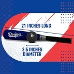 Franklin Sports Los Angeles Dodgers Foam Bat & Ball Set - 21" Soft Jumbo Team Baseball Bat and Ball Team Logo - MLB Official Licensed Product