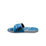 FOCO Dallas Cowboys NFL Mens Colorblock Big Logo Gel Slides - L