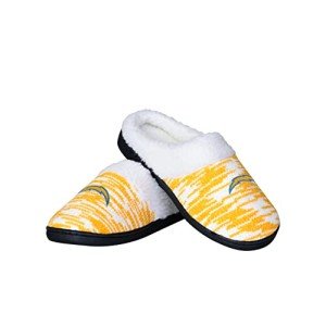 FOCO Los Angeles Chargers Sherpa Lined Colorblend Cup Sole - Womens Large