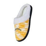 FOCO Los Angeles Chargers Sherpa Lined Colorblend Cup Sole - Womens Large