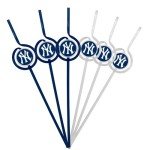 MLB New York Yankees Six Pack Team Sip Sport Straws