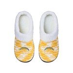 FOCO Los Angeles Chargers Sherpa Lined Colorblend Cup Sole - Womens Large