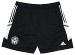adidas Mens Atlanta United FC MLS - Major League Soccer CON22 TR Training Shorts Unlined, Black/White, X-Large