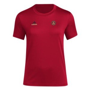 adidas Women's FC Short Sleeve Pre-Game T-Shirt, Team Victory Red/Atlanta United, XX-Large