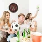 Fan Creations Atlanta United FC MLS Wooden Sign 12” Round Wall Decor- Show Your Five Stripes 17’s Spirit and Decorate Your Major League Soccer Fandom- Officially Licensed