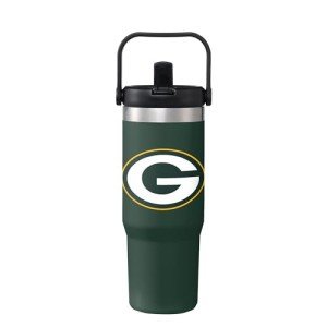FOCO Green Bay Packers NFL 30 oz Straw Tumbler