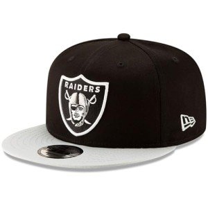New Era NFL 9FIFTY 2-Tone Adjustable Snapback Hat Cap One Size Fits All (Las Vegas Raiders)