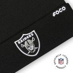 FOCO Men's Las Vegas Raiders NFL Logo Basic Beanie Hat, Team Color