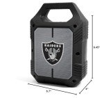 SOAR NFL ShockBox XL LED Wireless Bluetooth Speaker, Las Vegas Raiders