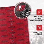 NORTHWEST NFL Double Sided Blanket - 100% Soft Polyester - Double Sided - Embrace NFL Spirit and Stay Warm on Game Days (Tampa Bay Buccaneers - Cardinal)