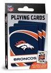 MasterPieces - NFL Playing Cards, Officially Licensed Denver Broncos Football Deck, Family Games for Adults and Kids, Standard Index